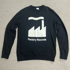 New Order Factory Records Black Sweatshirt - Medium
